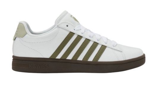 KSwiss Sneaker Court Tiebreak II (Leder) 2025 weiss/olive Herren